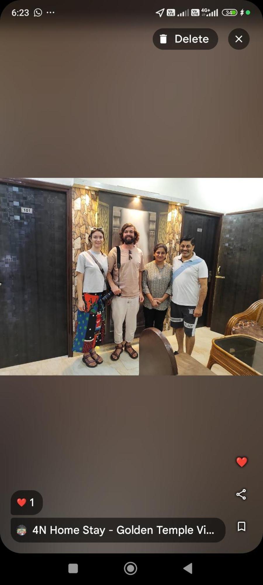 4N Homestay- Golden Temple View Amritsar Dış mekan fotoğraf