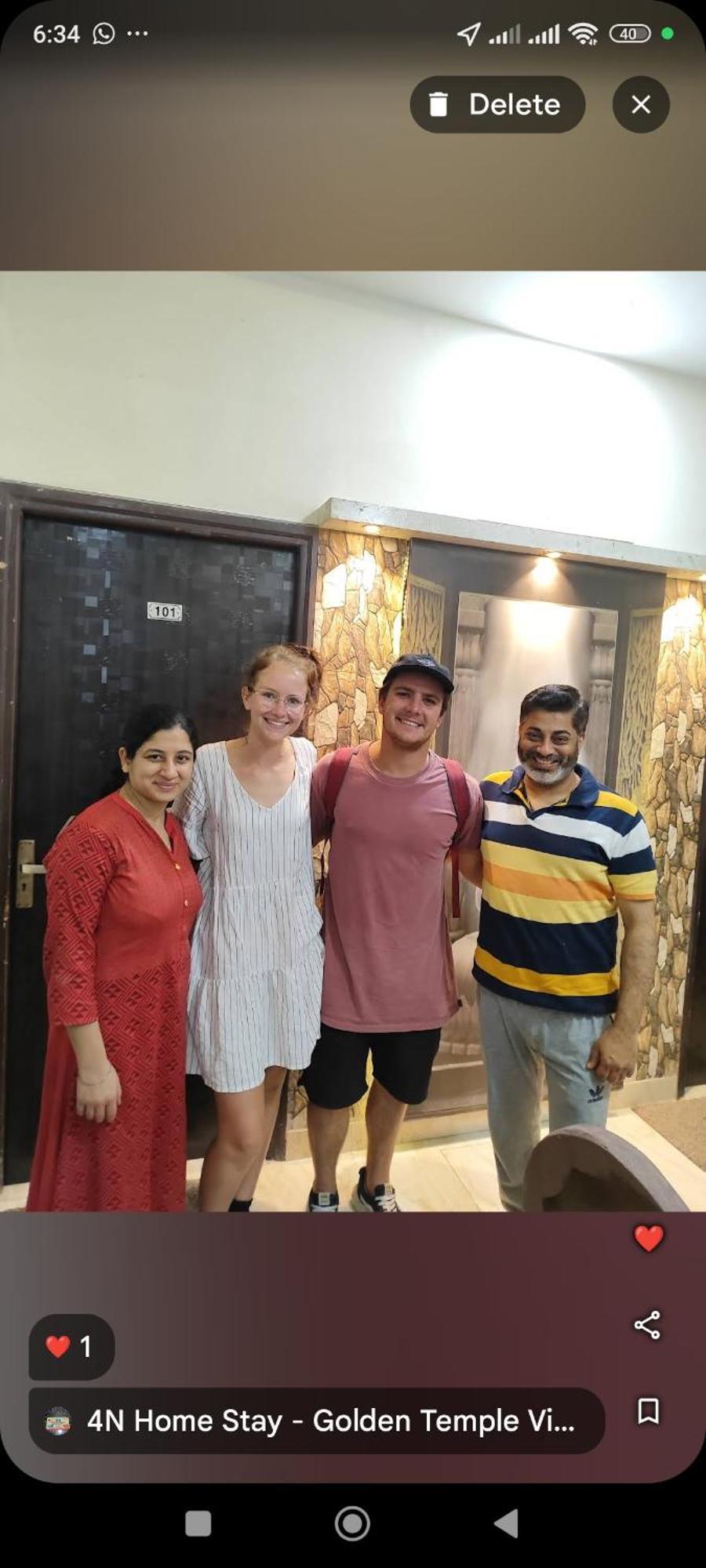 4N Homestay- Golden Temple View Amritsar Dış mekan fotoğraf