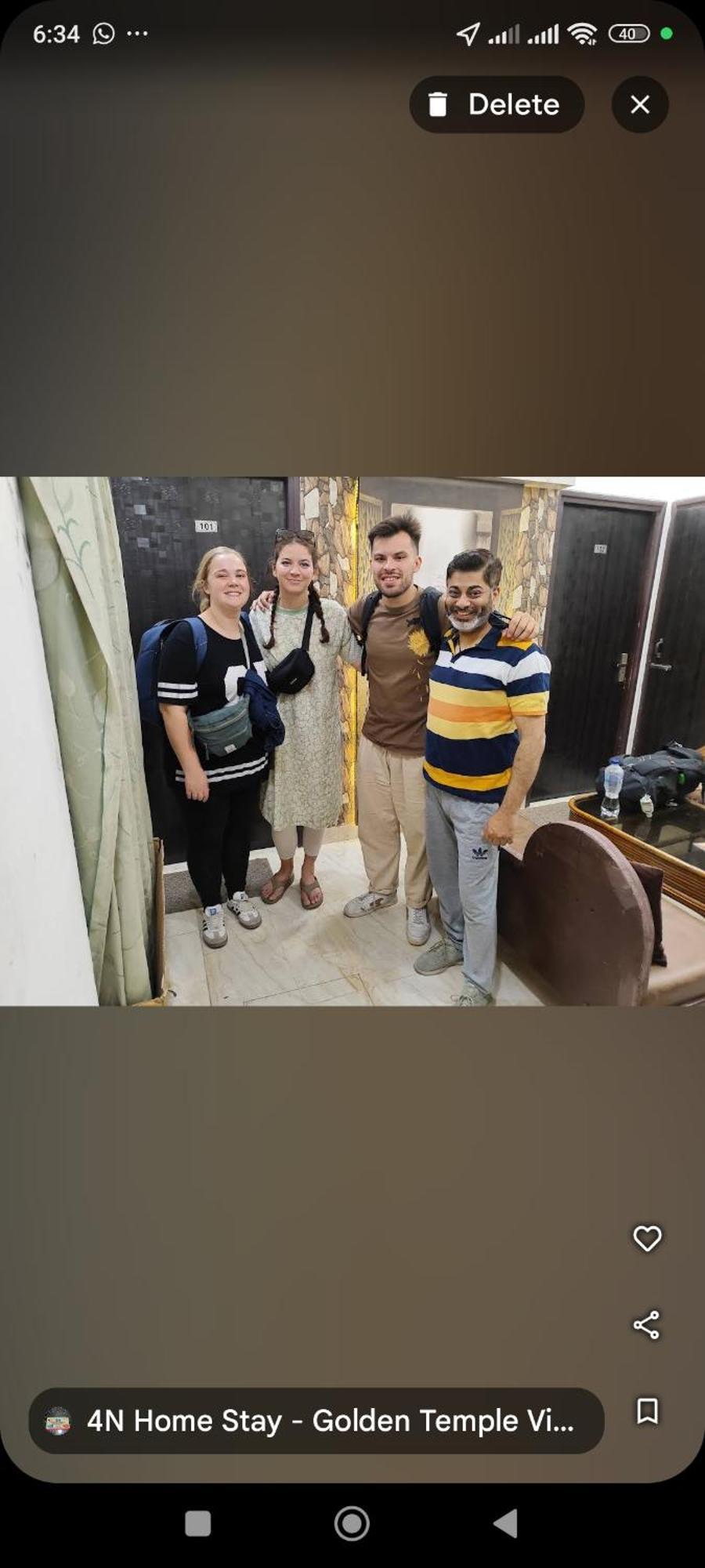 4N Homestay- Golden Temple View Amritsar Dış mekan fotoğraf
