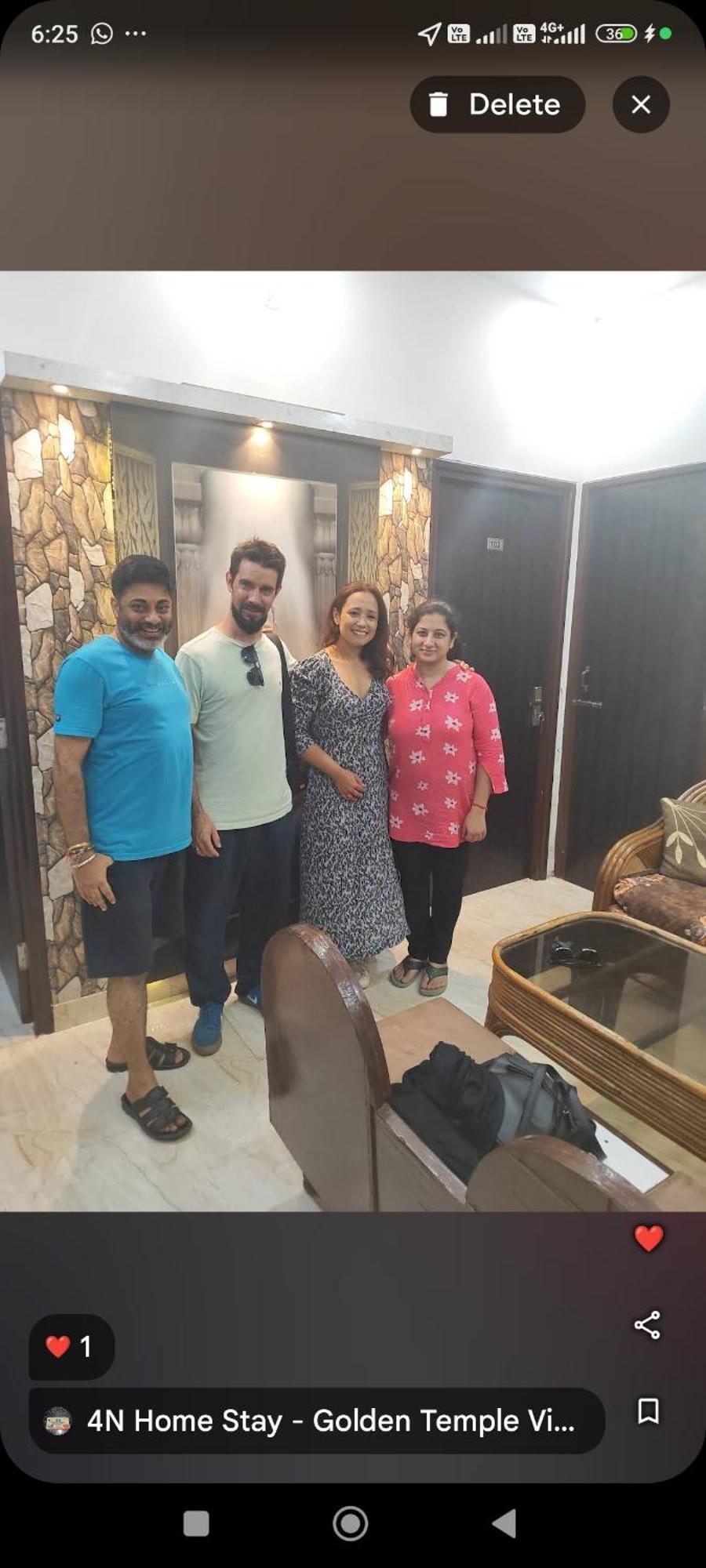 4N Homestay- Golden Temple View Amritsar Dış mekan fotoğraf